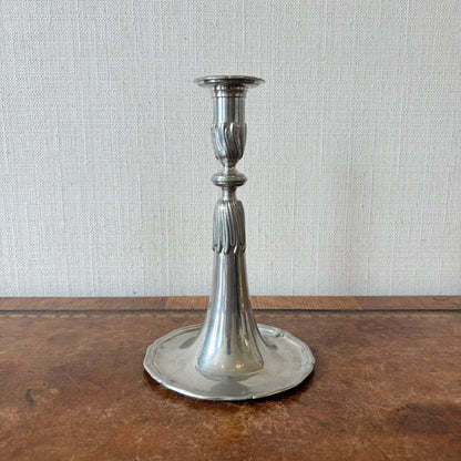 Pair of French Pewter Candlesticks