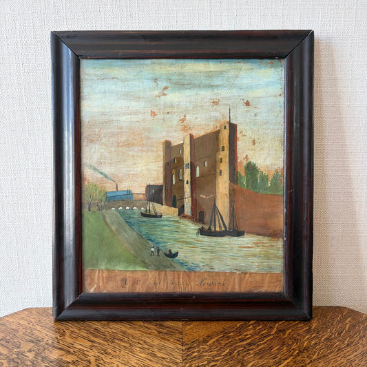 19th Century Painting of Newark Castle