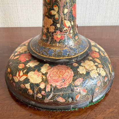 Pair of Kashmiri Candlestick Lamps
