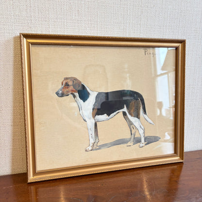 Pair of Dog Portraits, “Penguin" & “Festive”, Circa 1930