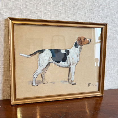 Pair of Dog Portraits, “Penguin" & “Festive”, Circa 1930