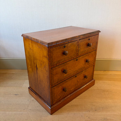 Satinwood & Rosewood Petite Chest of Drawers