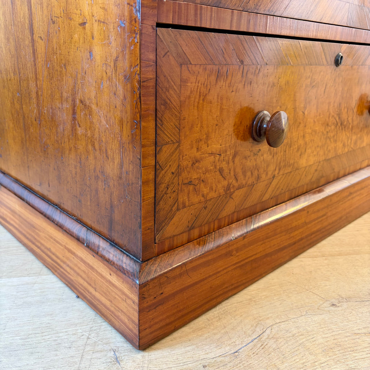 Satinwood & Rosewood Petite Chest of Drawers