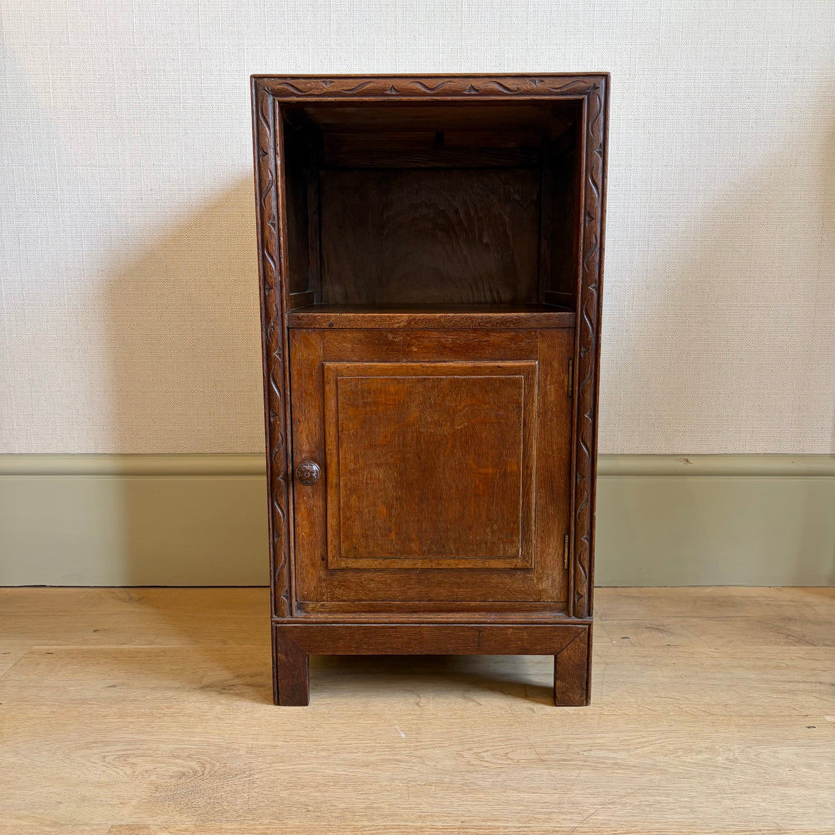 Heals Oak Bedside Cabinet