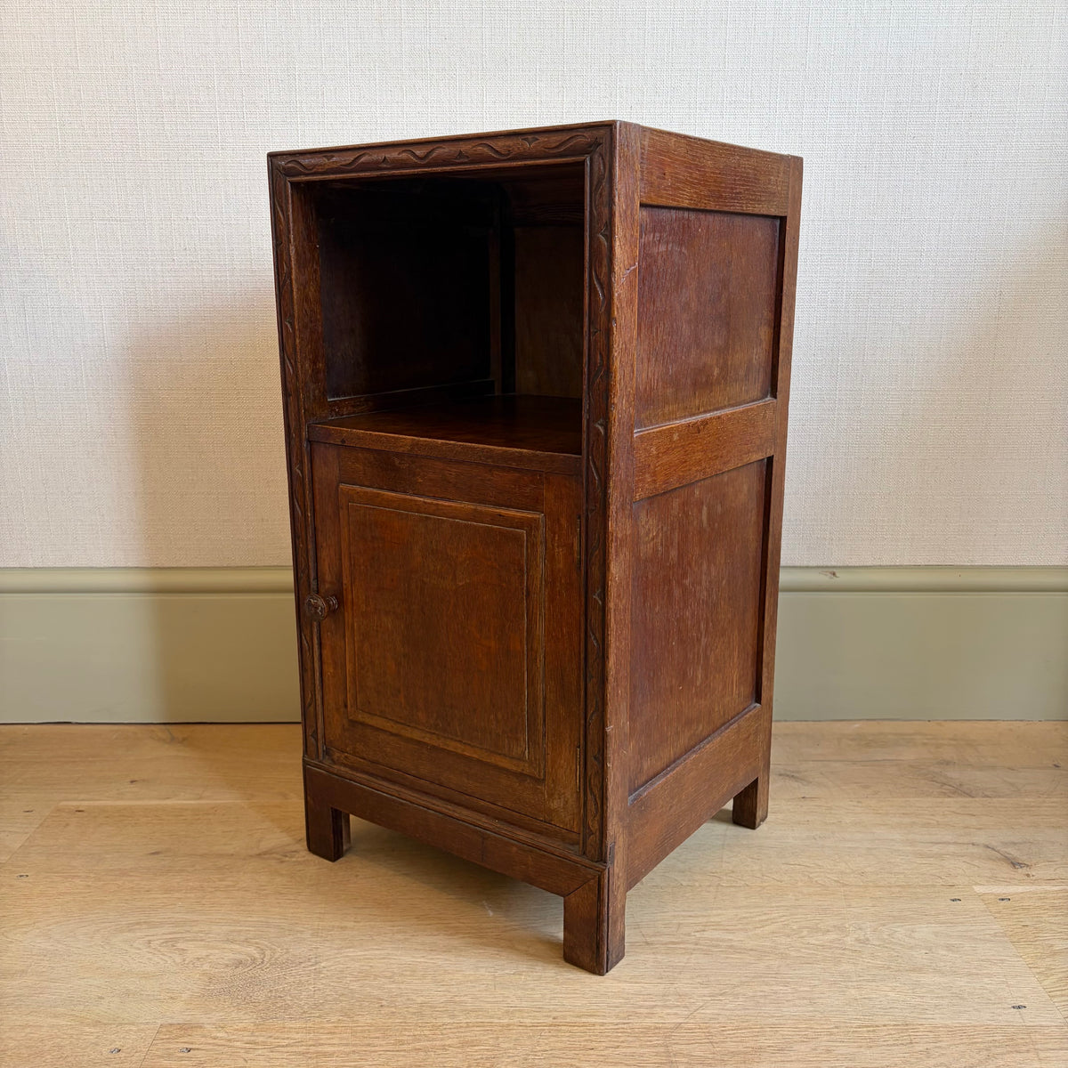 Heals Oak Bedside Cabinet