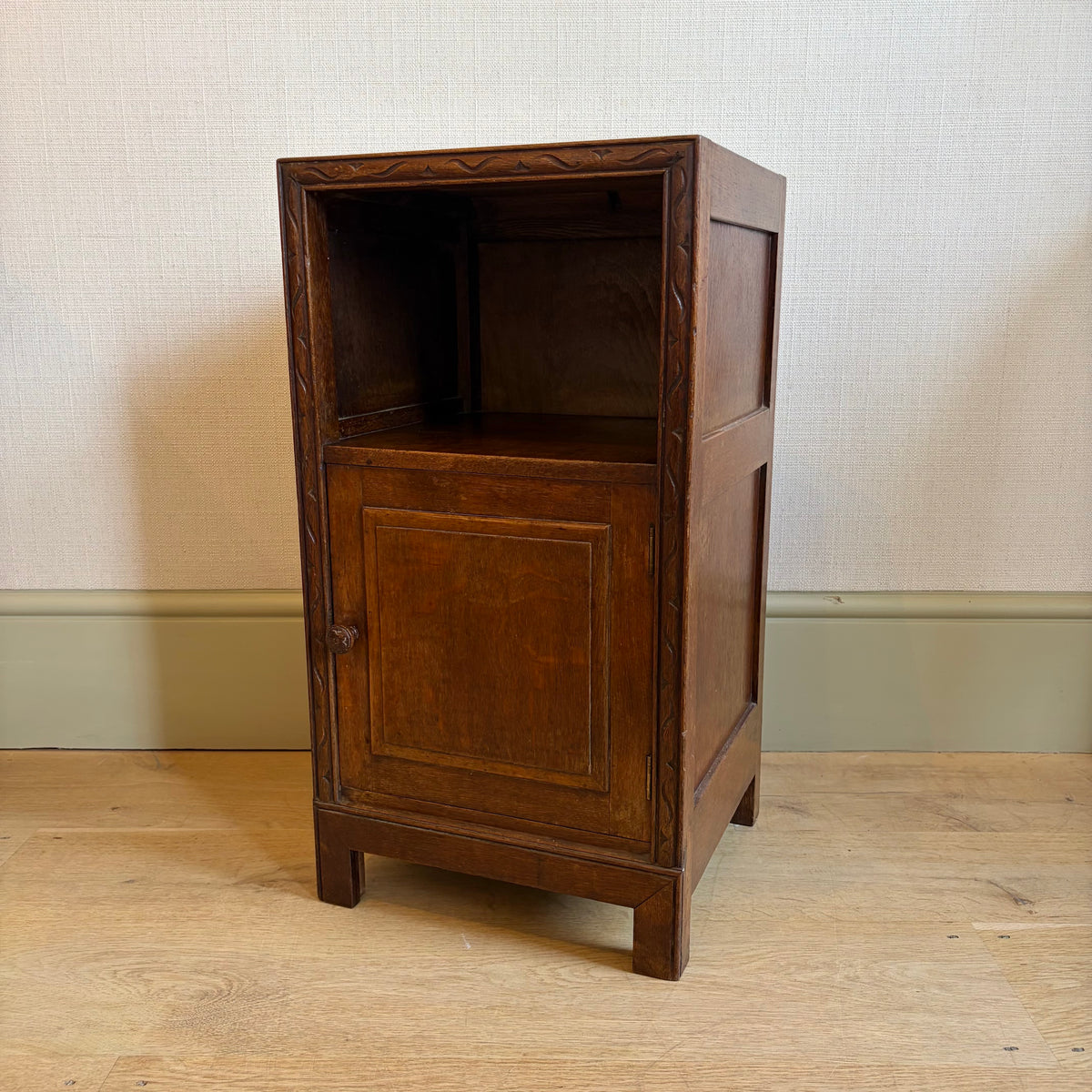Heals Oak Bedside Cabinet