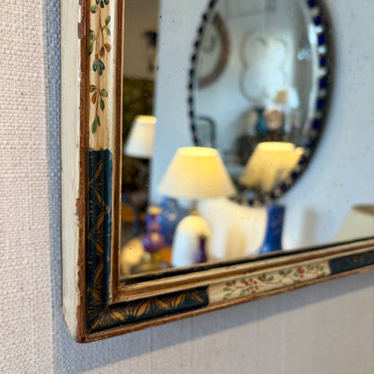 Late 19th-Century Painted and Gilt Mirror