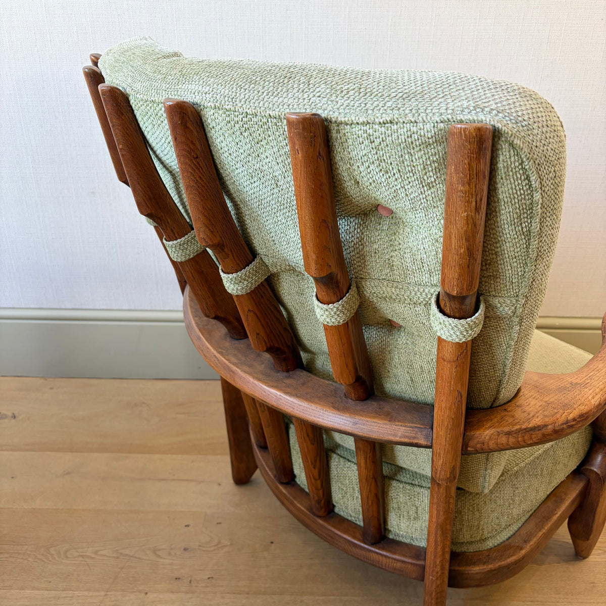 Pair of Guillerme et Chambron 'Grand Repos' Armchairs