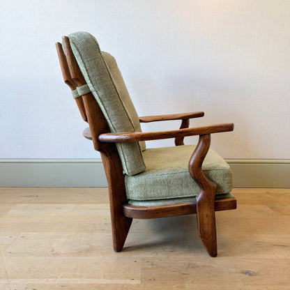 Pair of Guillerme et Chambron 'Grand Repos' Armchairs