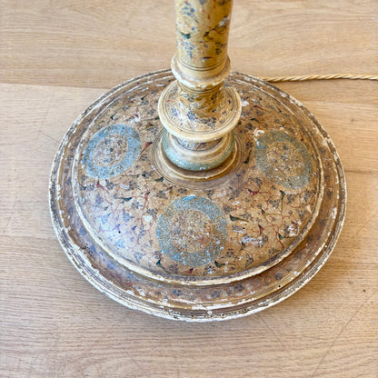 Petite Kashmiri Painted Floor Lamp, Circa 1900