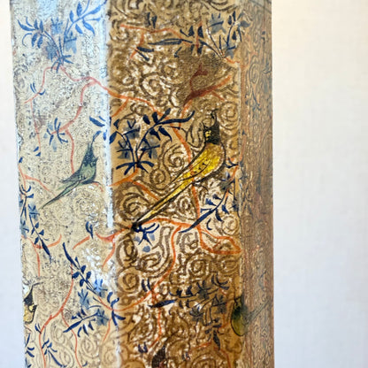 Petite Kashmiri Painted Floor Lamp, Circa 1900