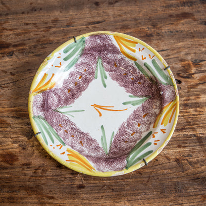 Two Tin Glazed Maiolica Plates