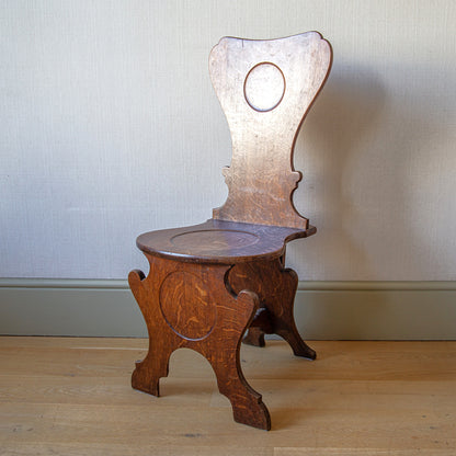 Mahogany Hall Chair