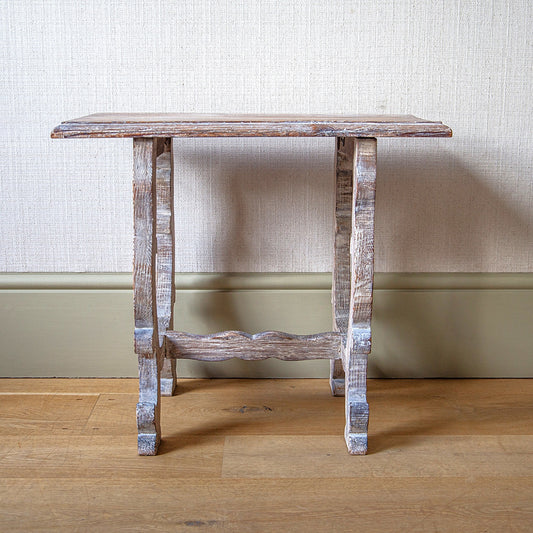 Arts and Crafts Limed Oak Occasional Table