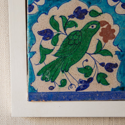 Set of Glazed Multan Parrot Tiles