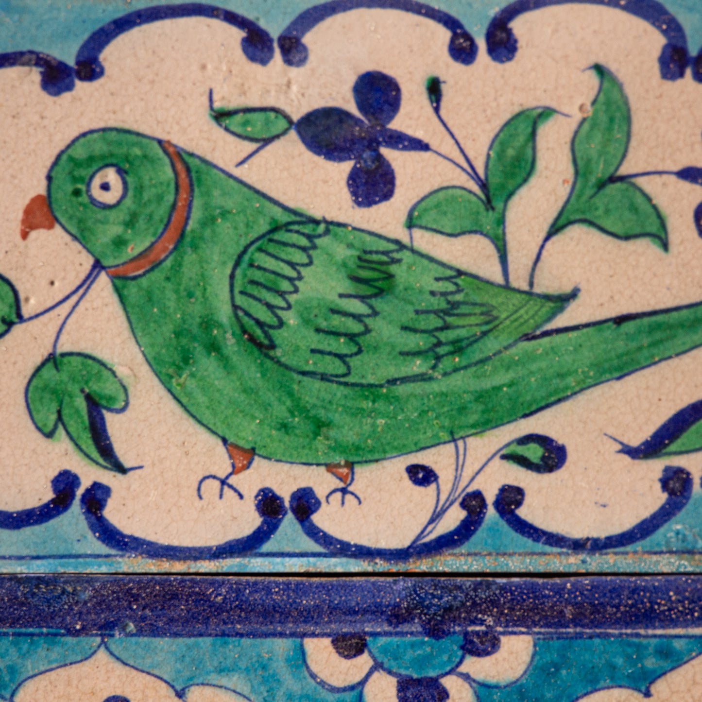 Set of Glazed Multan Parrot Tiles