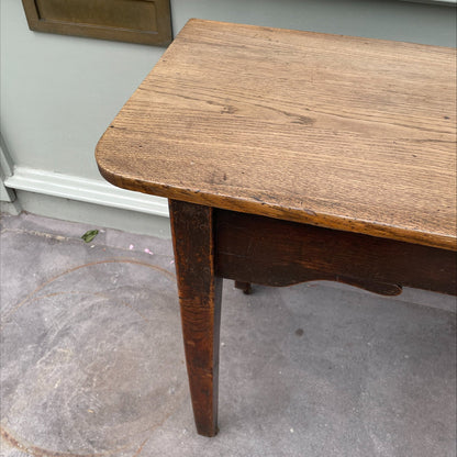 Long Oak Side Table