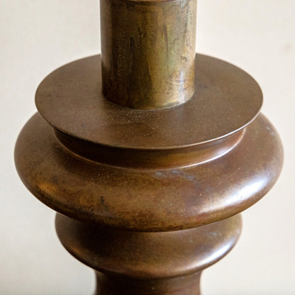 Large Brass Baluster Table Lamp