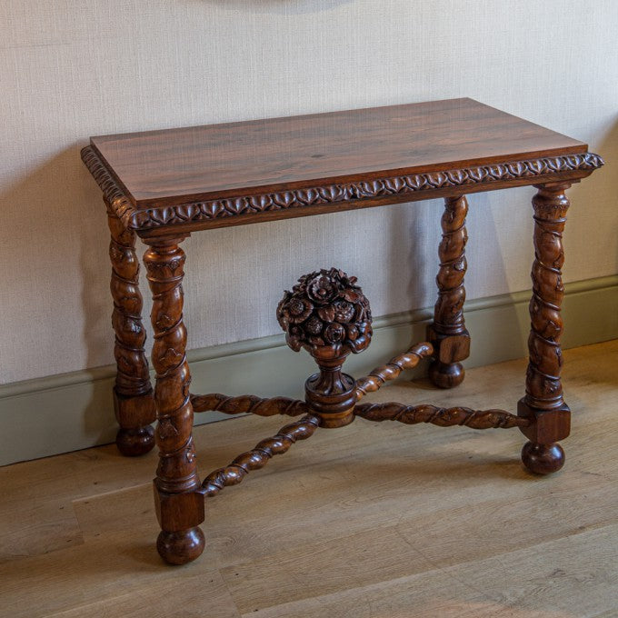 SIDE TABLE WITH SOLOMONIC COLUMN LEGS – My Store