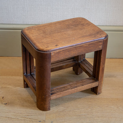 Set of Three Walnut Nesting Tables