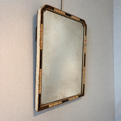 Late 19th-Century Painted and Gilt Mirror