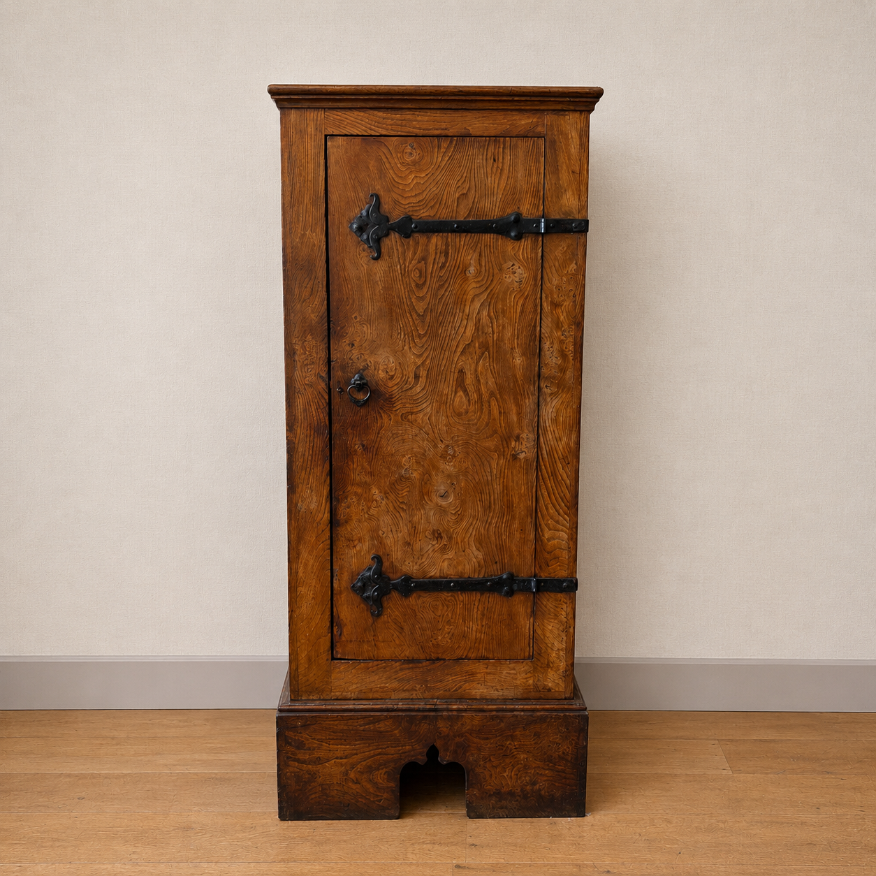 19th Century Elm Hall Cupboard
